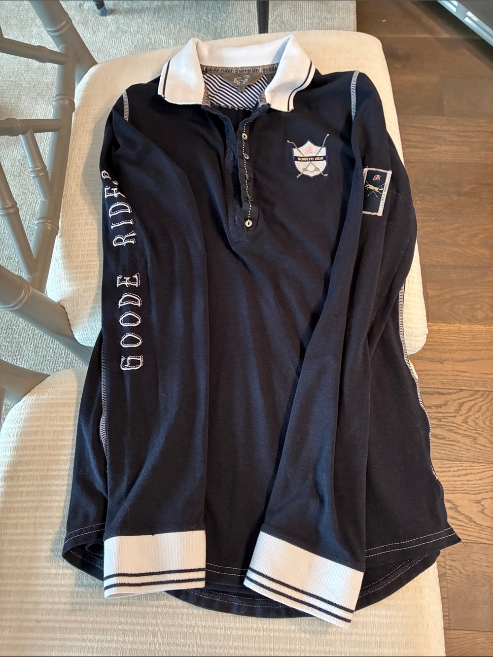 Goode Rider equestrian long sleeved polo S